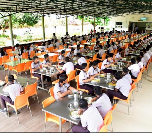 Cafeteria at Residential Degree, PU college Daksha College in Mysore